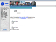 Tablet Screenshot of intranet.senati.edu.pe